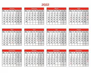 Finland Calendar 2022 PDF