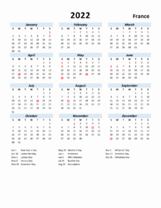 Public Holidays In France 2024